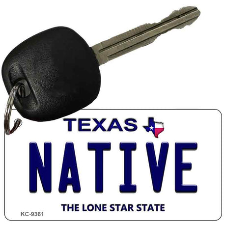 Native Texas Novelty Aluminum Key Chain KC-9361