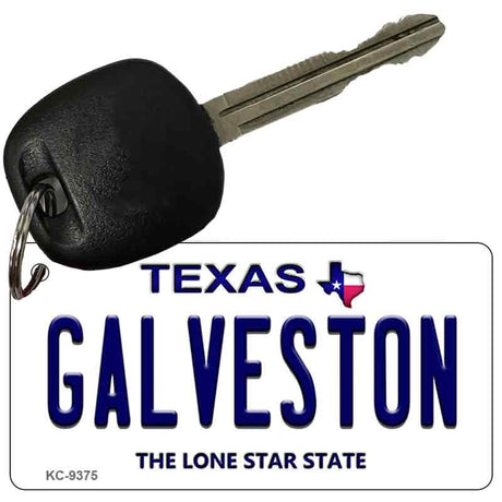 Galveston Texas Novelty Aluminum Key Chain KC-9375