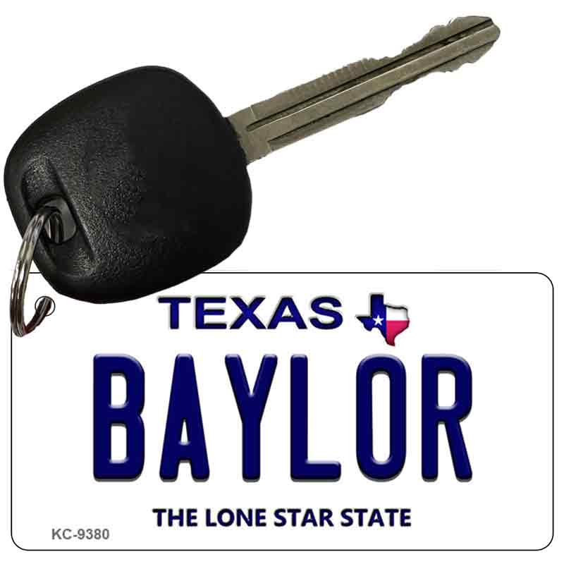 Baylor Texas Novelty Aluminum Key Chain KC-9380