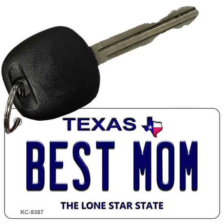 Best Mom Texas Novelty Aluminum Key Chain KC-9387