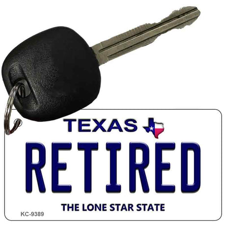 Retired Texas Novelty Aluminum Key Chain KC-9389