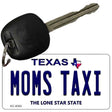 Mom's Taxi Texas Novelty Aluminum Key Chain KC-9393