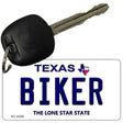 Biker Texas Novelty Aluminum Key Chain KC-9398