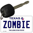 Zombie Texas Novelty Aluminum Key Chain KC-9400