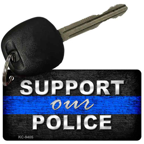 Support Our Police Novelty Aluminum Key Chain KC-9405