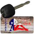 Dixie Chicks Texas Wood Novelty Metal Key Chain KC-9430