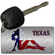 Texas Girl Diamond Novelty Metal Key Chain KC-9432