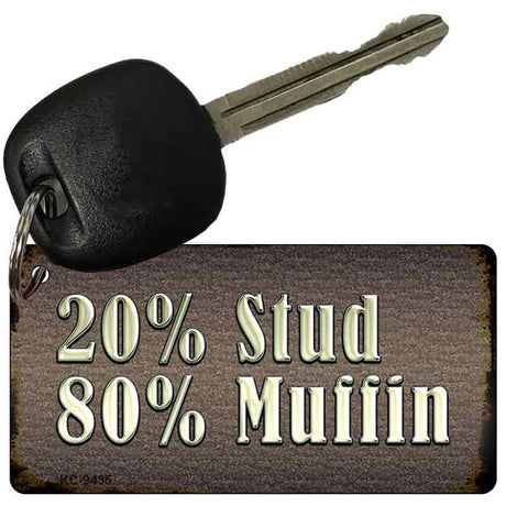 20 Percent Stud Novelty Metal Key Chain KC-9435