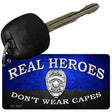 Real Heroes Blue Novelty Metal Key Chain KC-9437