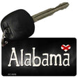 Alabama Flag Script Novelty Aluminum Key Chain KC-9439