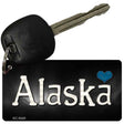 Alaska Flag Script Novelty Aluminum Key Chain KC-9440