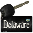 Delaware Flag Script Novelty Aluminum Key Chain KC-9446