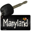 Maryland Flag Script Novelty Aluminum Key Chain KC-9458