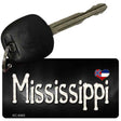 Mississippi Flag Script Novelty Aluminum Key Chain KC-9462