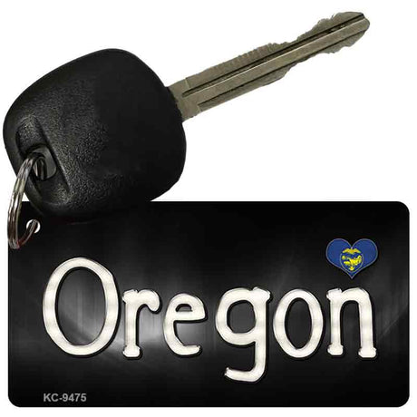 Oregon Flag Script Novelty Aluminum Key Chain KC-9475