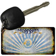 Mississippi Rusty Novelty Aluminum Key Chain KC-9505