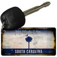 South Carolina Rusty Novelty Aluminum Key Chain KC-9506