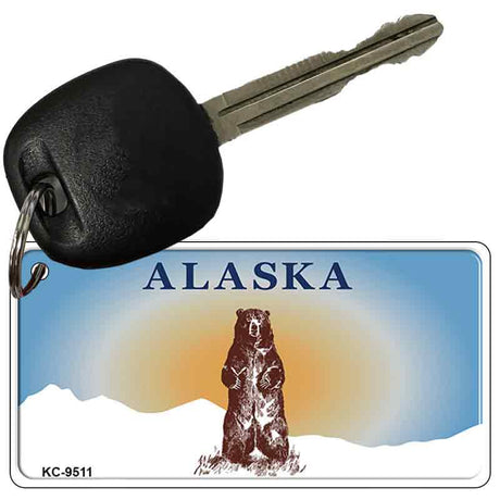 Alaska Bear Novelty Aluminum Key Chain KC-9511