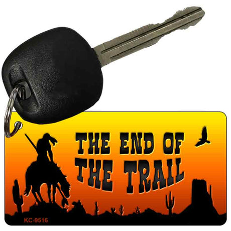 End Of Trail Scenic Novelty Aluminum Key Chain KC-9516