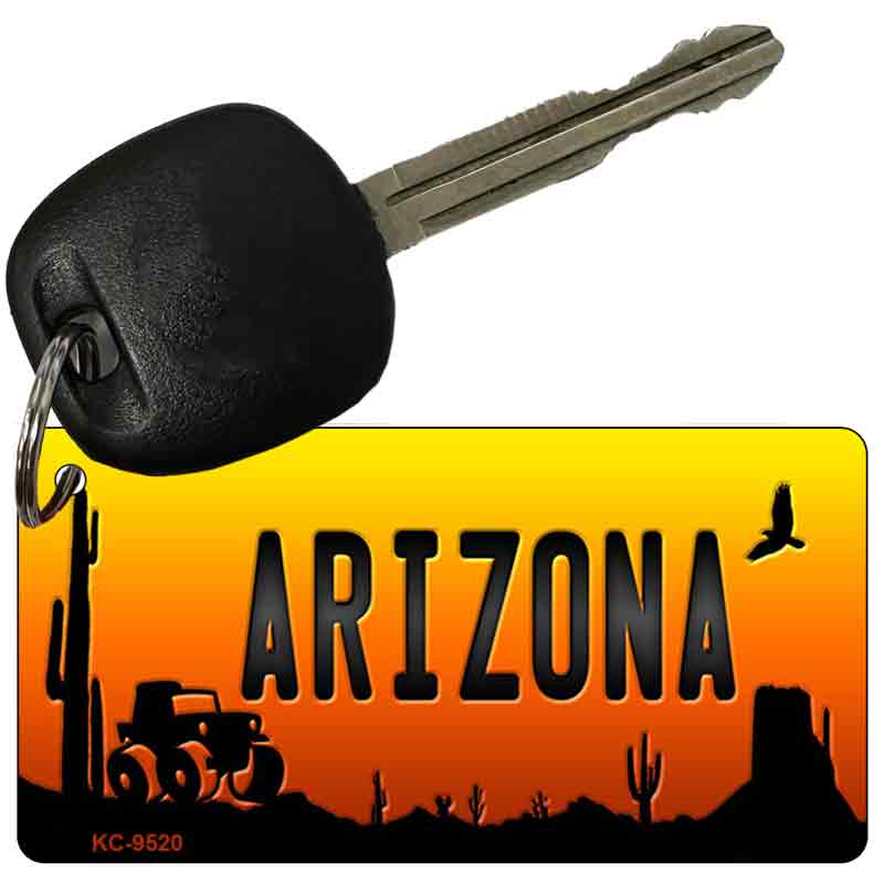 Jeep Arizona Scenic Novelty Aluminum Key Chain KC-9520