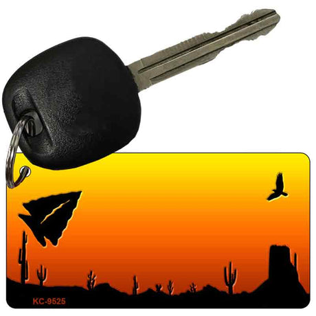 Arrowhead Blank Scenic Novelty Aluminum Key Chain KC-9525