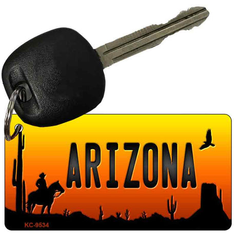 Cowboy Arizona Scenic Novelty Aluminum Key Chain KC-9534