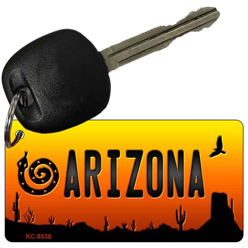 Snake Arizona Scenic Novelty Aluminum Key Chain KC-9538