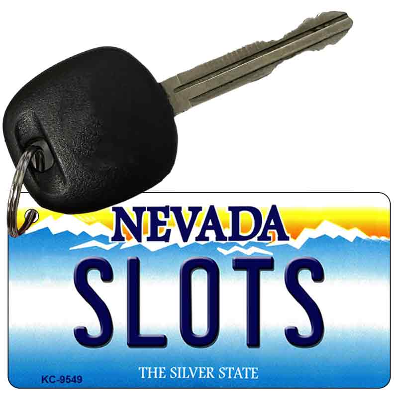 Slots Nevada Novelty Aluminum Key Chain KC-9549