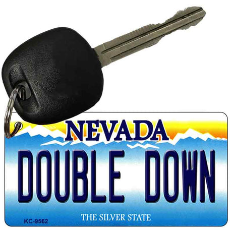 Double Down Nevada Novelty Aluminum Key Chain KC-9562