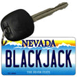 Black Jack Nevada Novelty Aluminum Key Chain KC-9563