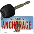 Anchorage Alaska State Novelty Aluminum Key Chain KC-9582