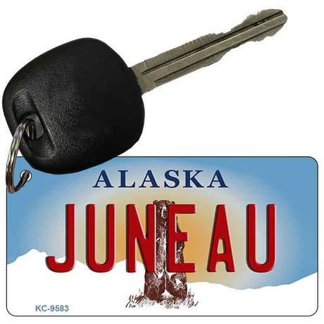 Juneau Alaska State Novelty Aluminum Key Chain KC-9583