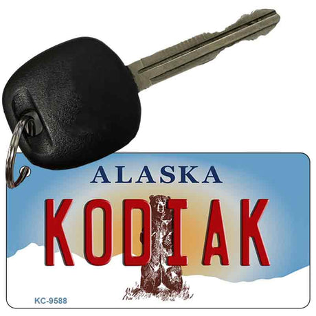 Kodiak Alaska State Novelty Aluminum Key Chain KC-9588