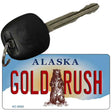 Gold Rush Alaska State Novelty Aluminum Key Chain KC-9592