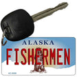 Fishermen Alaska State Novelty Aluminum Key Chain KC-9596