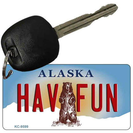 Hav Fun Alaska State Novelty Aluminum Key Chain KC-9599