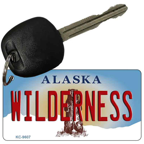 Wilderness Alaska State Novelty Aluminum Key Chain KC-9607