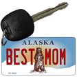 Best Mom Alaska State Novelty Aluminum Key Chain KC-9609