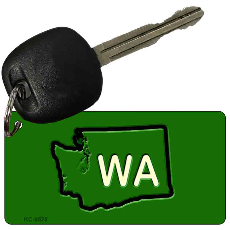 WA State Novelty Metal Key Chain KC-9628