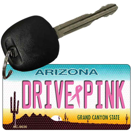 Drive Pink Arizona Novelty Aluminum Key Chain KC-9636