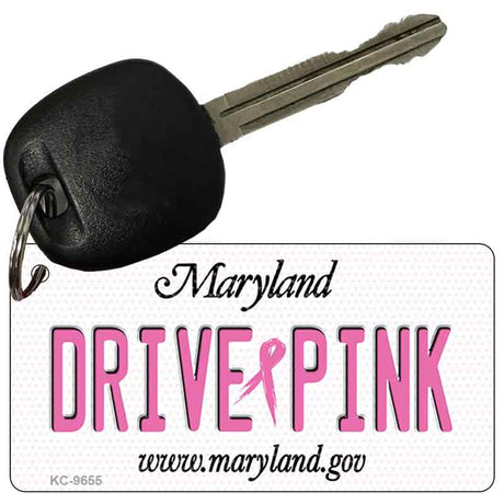 Drive Pink Maryland Novelty Aluminum Key Chain KC-9655