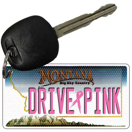 Drive Pink Montana Novelty Aluminum Key Chain KC-9661