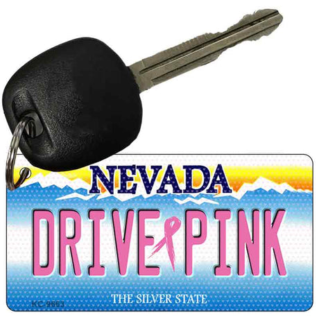 Drive Pink Nevada Novelty Aluminum Key Chain KC-9663