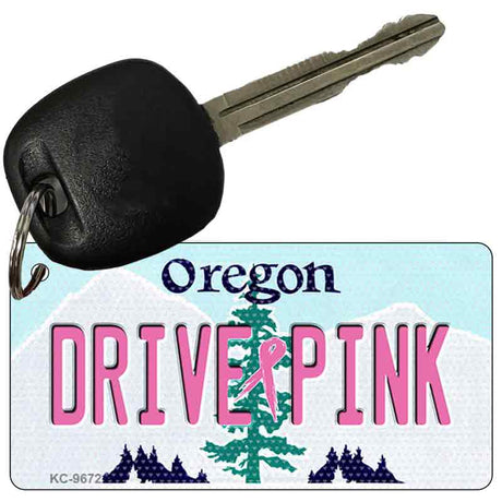 Drive Pink Oregon Novelty Aluminum Key Chain KC-9672