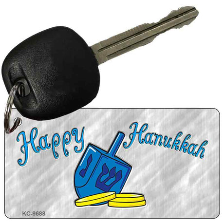 Happy Hanukkah Dreidel Novelty Aluminum Key Chain KC-9688