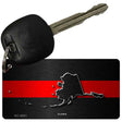 Alaska Thin Red Line Novelty Metal Key Chain KC-9691