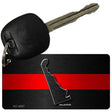 Delaware Thin Red Line Novelty Metal Key Chain KC-9697