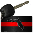 Florida Thin Red Line Novelty Metal Key Chain KC-9698