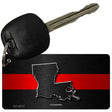 Louisiana Thin Red Line Novelty Metal Key Chain KC-9707