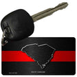 South Carolina Thin Red Line Novelty Metal Key Chain KC-9729